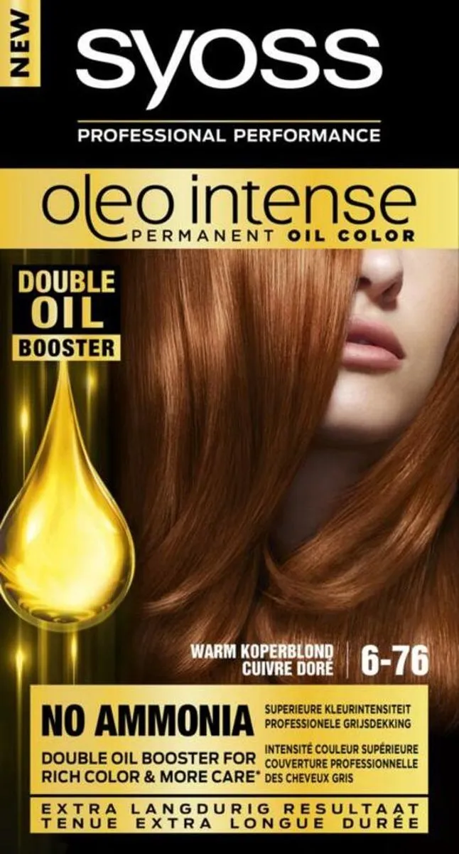 SYOSS Oleo Intense 6-76 Warm Koperblond Haarverf - 345ml