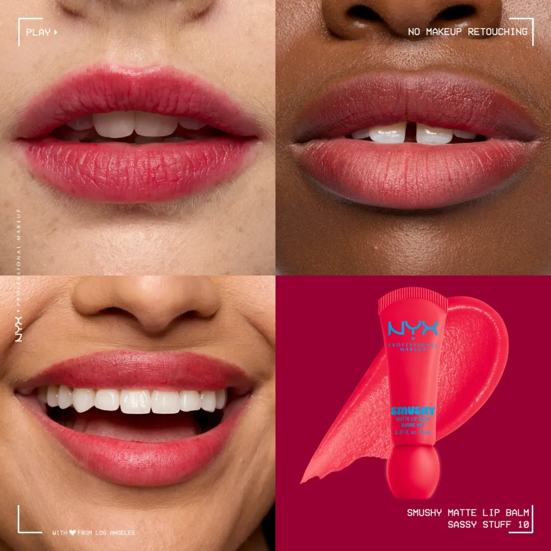 NYX Smushy Matte Lippenbalsem Sassy Stuff - 8ml - afbeelding 6 van 6