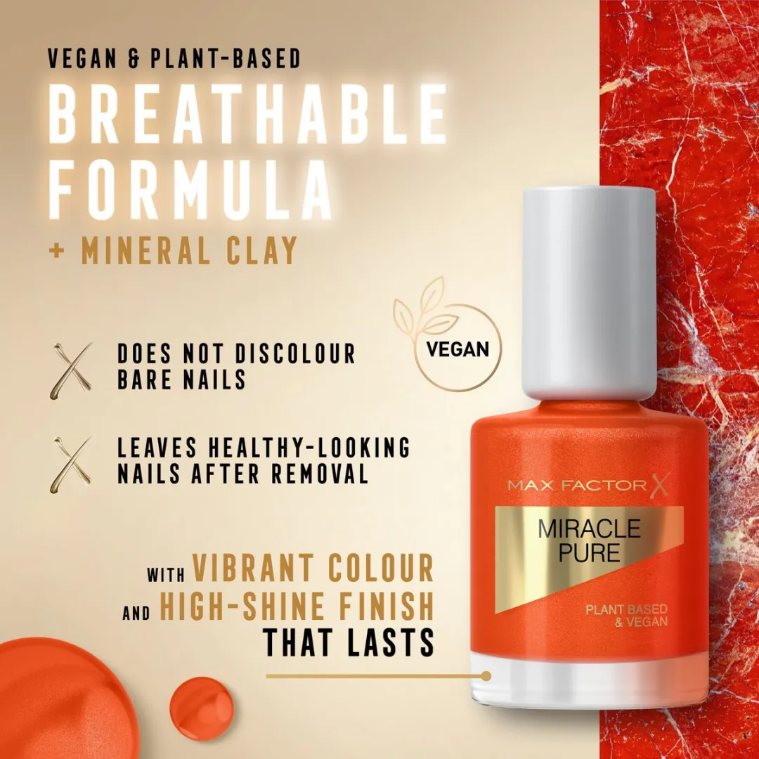 Max Factor Miracle Pure Nagellak Oranje - 24ml