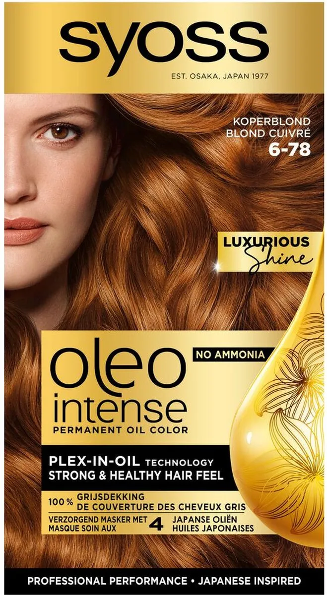 SYOSS Oleo Intense Haarverf 6-78 Koperblond