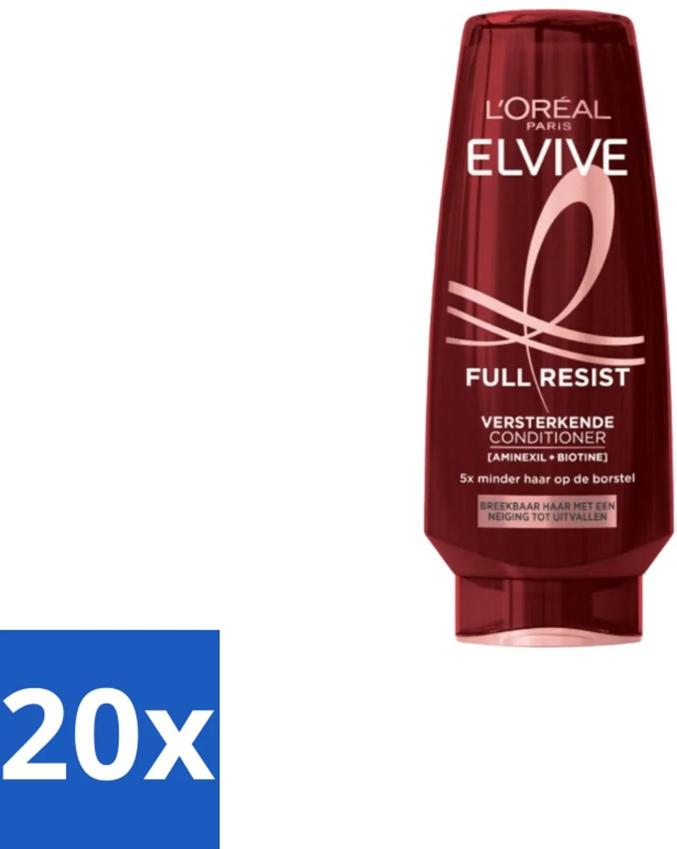 L’Oréal Paris Elvive – Conditioner – Full Resist – 250 ml - Bulkverpakking - 20 stuks