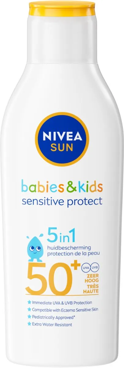 NIVEA SUN Babies & Kids Sensitive Protect Zonnebrand Melk SPF 50+ 200ml