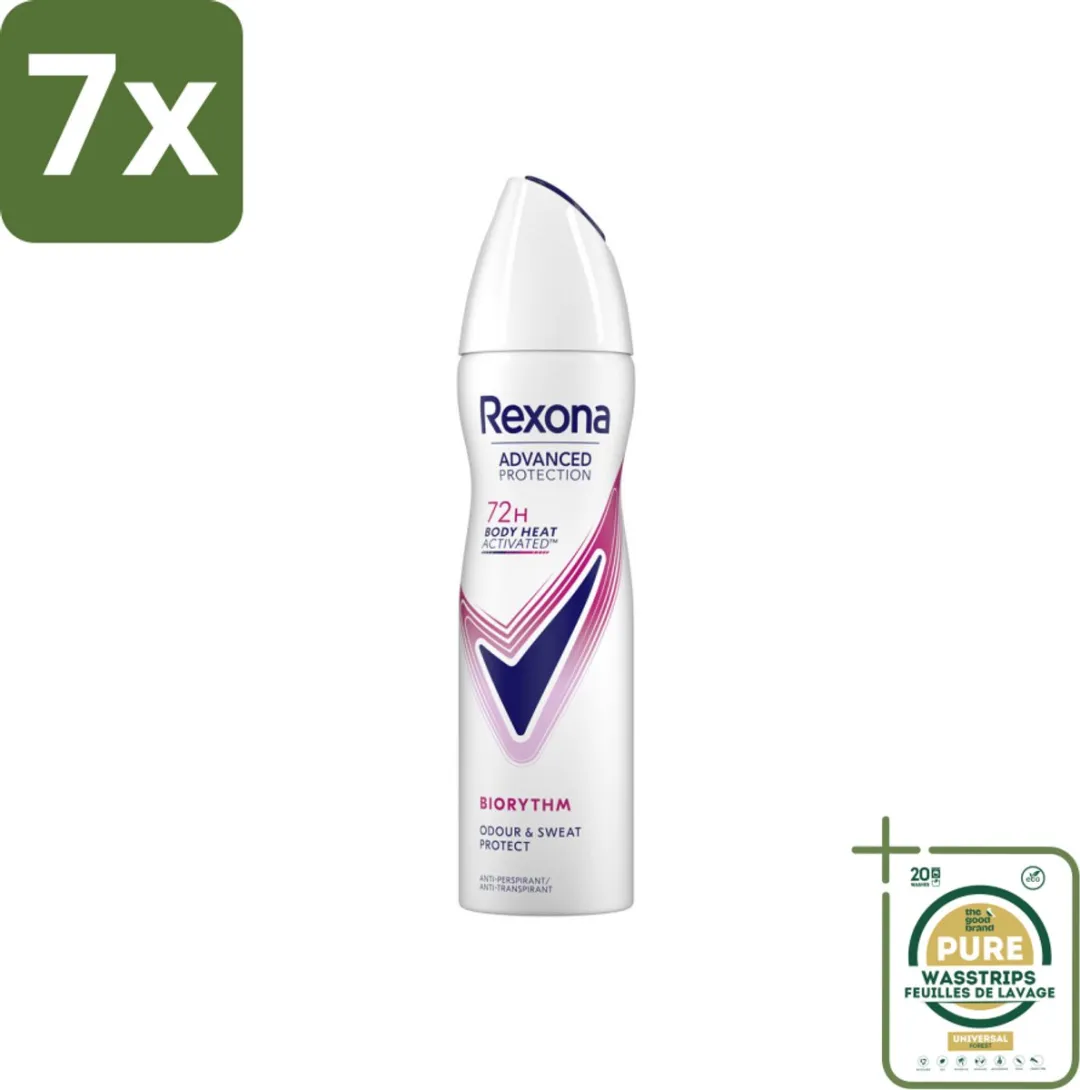 Rexona Deodorant Spray Advanced Protection Ultra Dry Biorythm 150ml