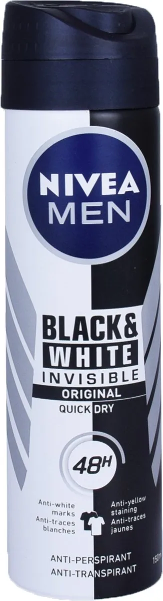 NIVEA for Men Invisible Deospray 150ml - afbeelding 6 van 6