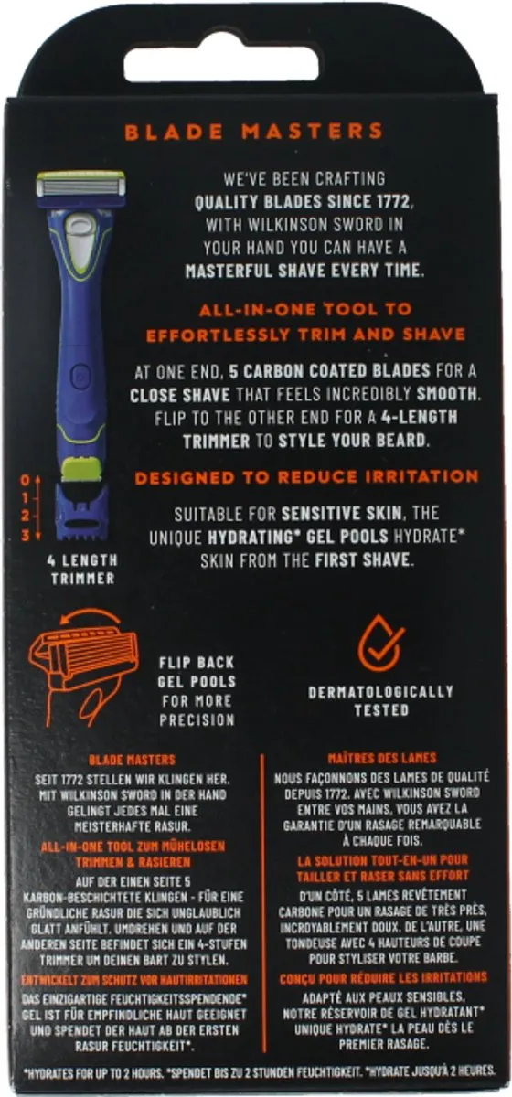 Wilkinson Sword Hydro Razor 5 Provit B5 - 5 Bladen - Groen - afbeelding 6 van 6