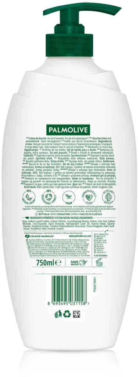 Palmolive Douchecrème Amandel 750ml