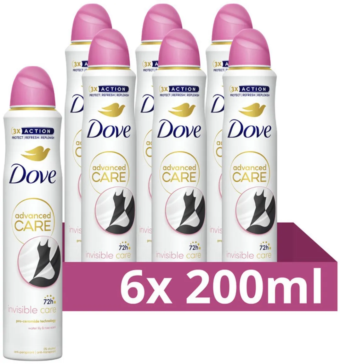Dove Invisible Care Deodorant Spray 200ml