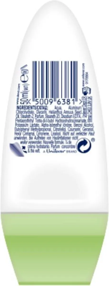 Dove Deodorant Roller Go Fresh Komkommer & Groene Thee 50ml