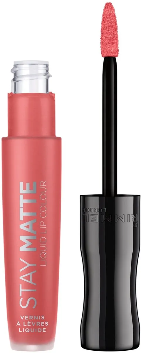 Rimmel London Stay Matte Liquid Lip Colour 600 Coral Sass - 7ml