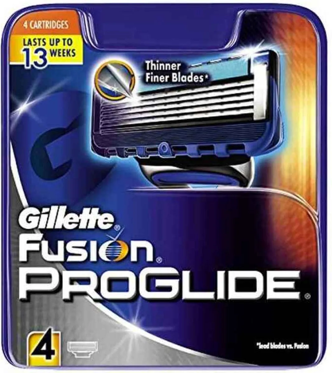 Gillette Fusion 5 ProGlide Scheermesjes - 24 Stuks (6x4) - Blauw
