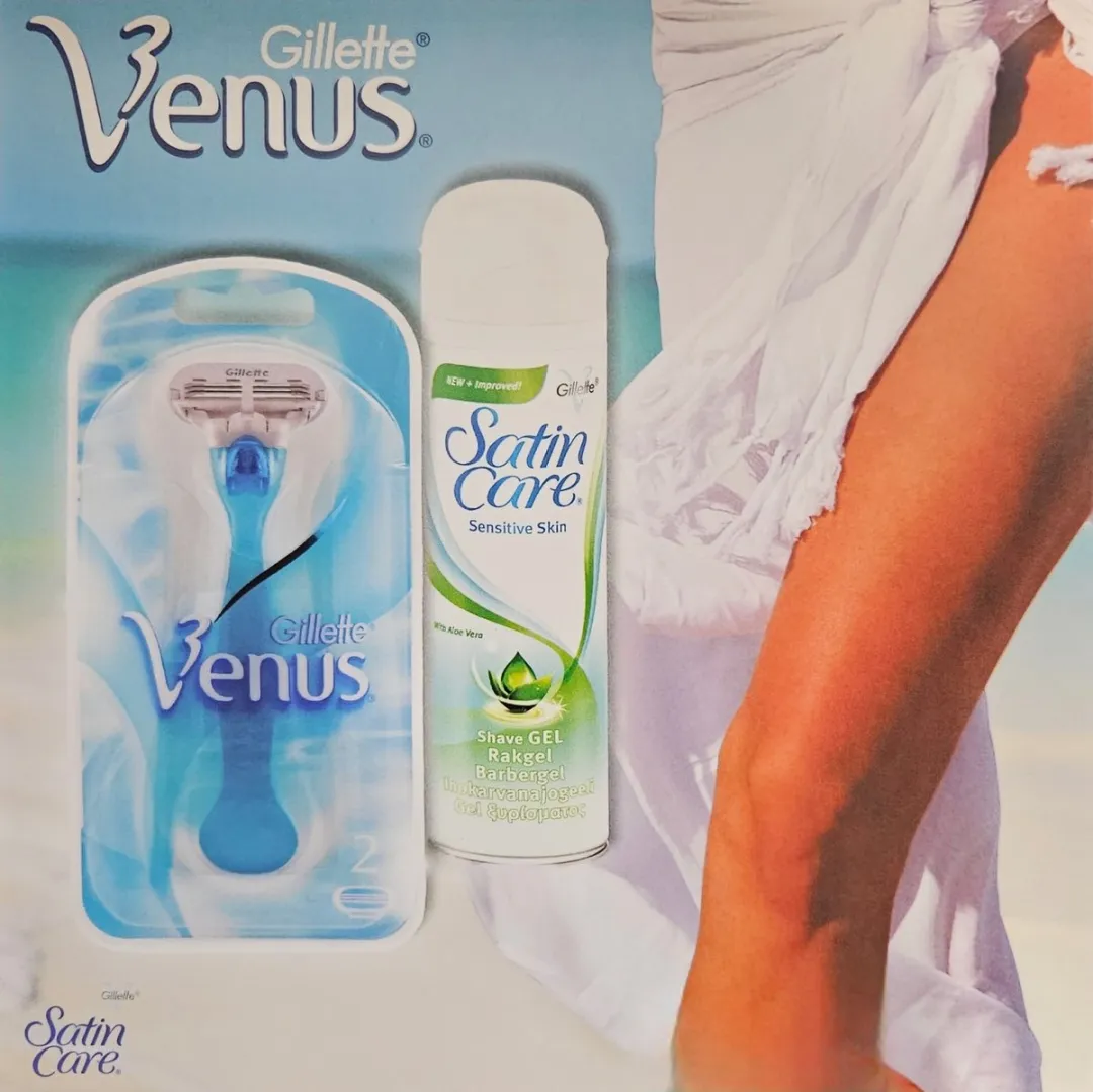 Gillette Venus Combi Scheerhouder met 2 Mesjes - Blauw/ Groen