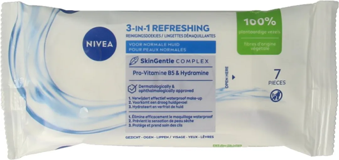 NIVEA Verfrissende Reinigingsdoekjes 7 Stuks