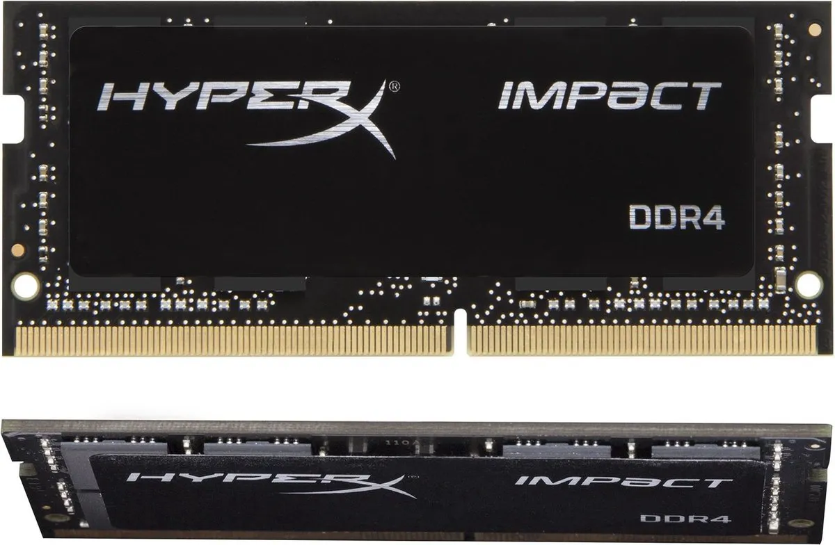 Kingston Fury Impact KF432S20IBK2/64 - Laptopgeheugen - 64GB - 3200 MHz - DDR4 - SODIMM - 2 x 32 GB