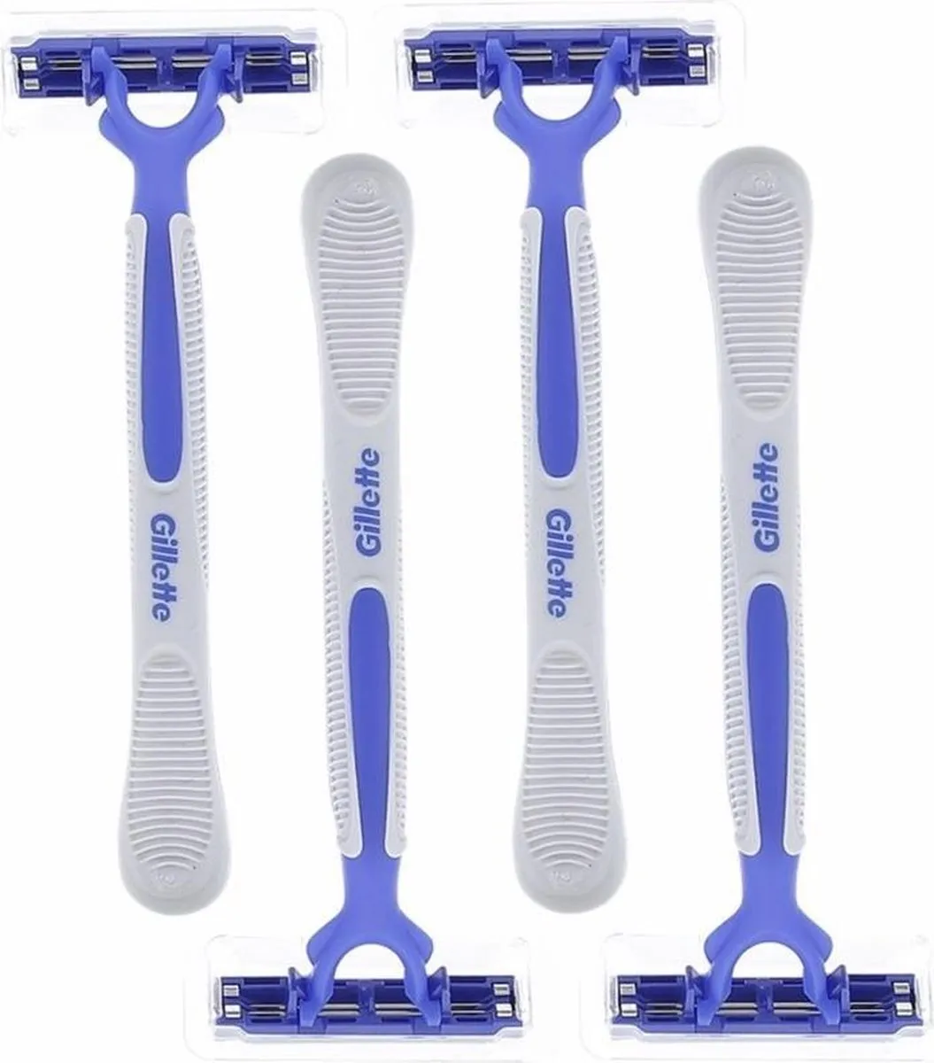 Gillette Blue 3 Wegwerpscheermes - 4 Stuks