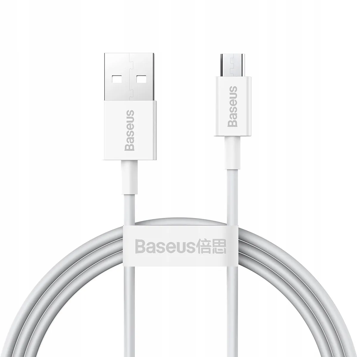 Baseus Superior USB naar Micro Kabel 1m 2A - Wit - afbeelding 3 van 5