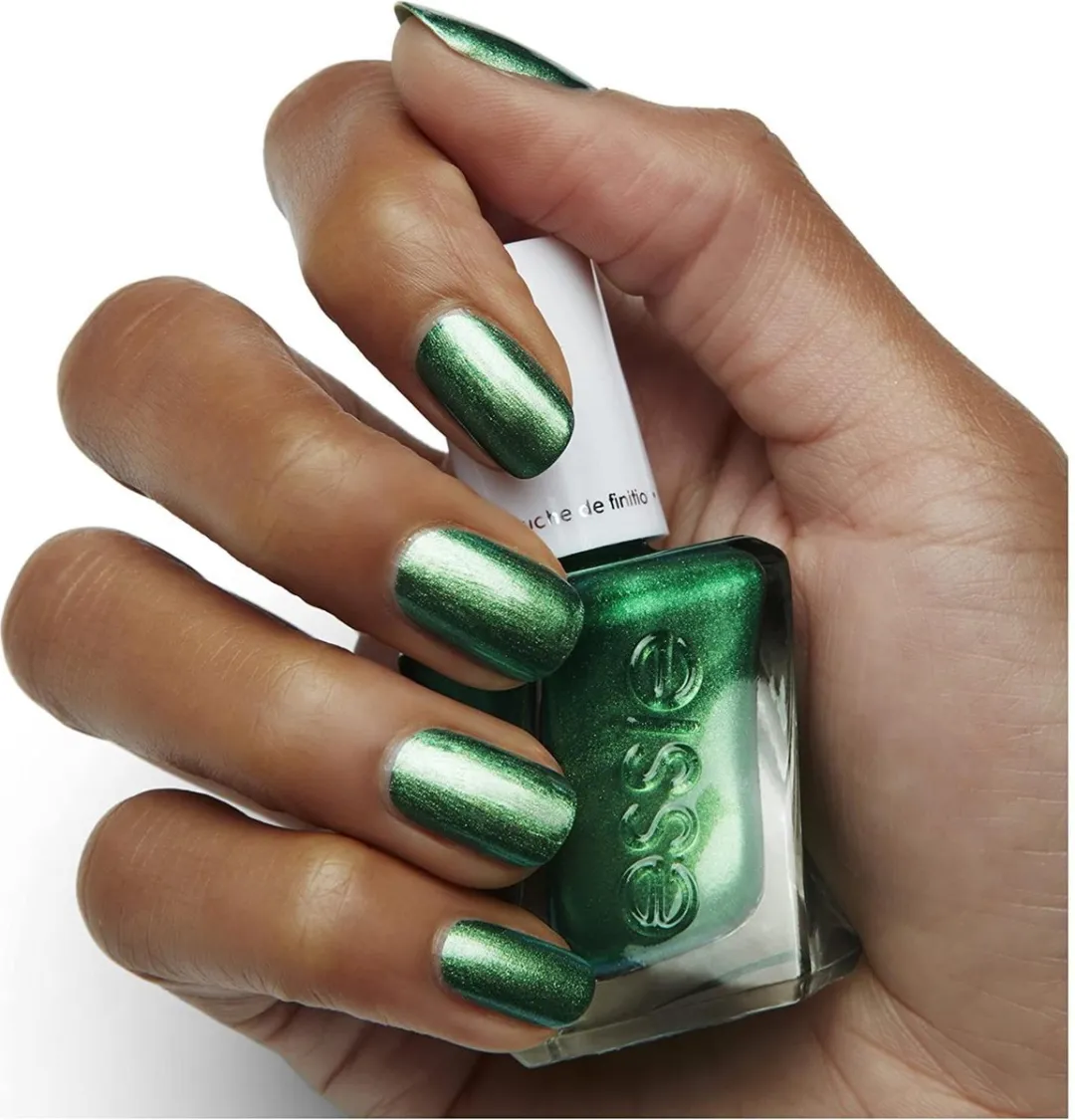 essie GEL COUTURE Jade to me 478 Nagellak - 13.5ml - Groen Metallic