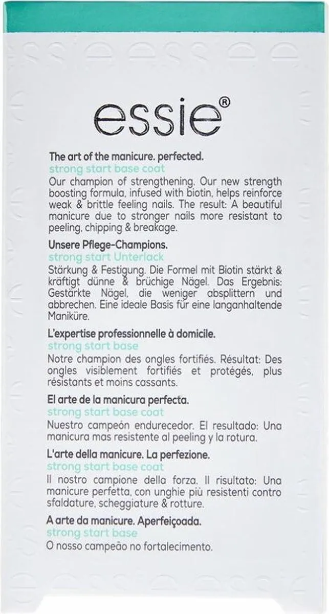 essie Base Coat Strong Start 13,5ml - 3 Stuks