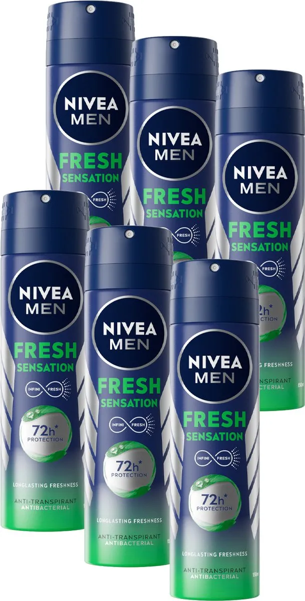 NIVEA MEN Fresh Sensation Anti-transpirant Spray 72u