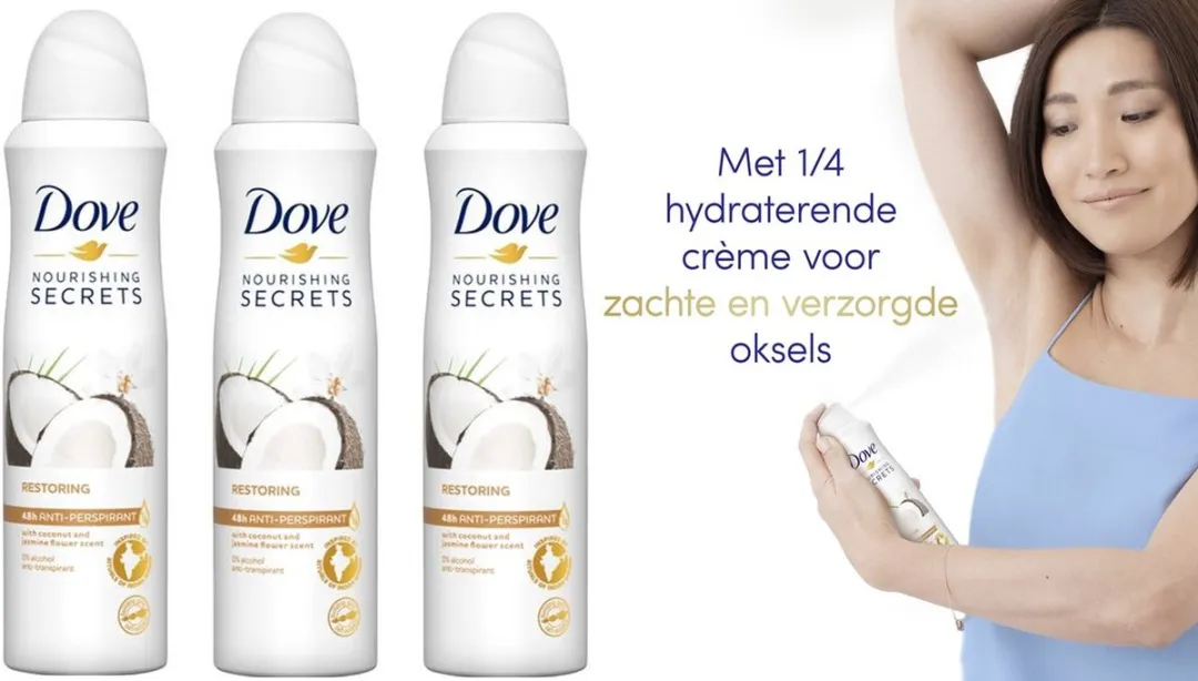 Dove Deo Spray Restoring Kokos & Jasmijn - 3x150ml