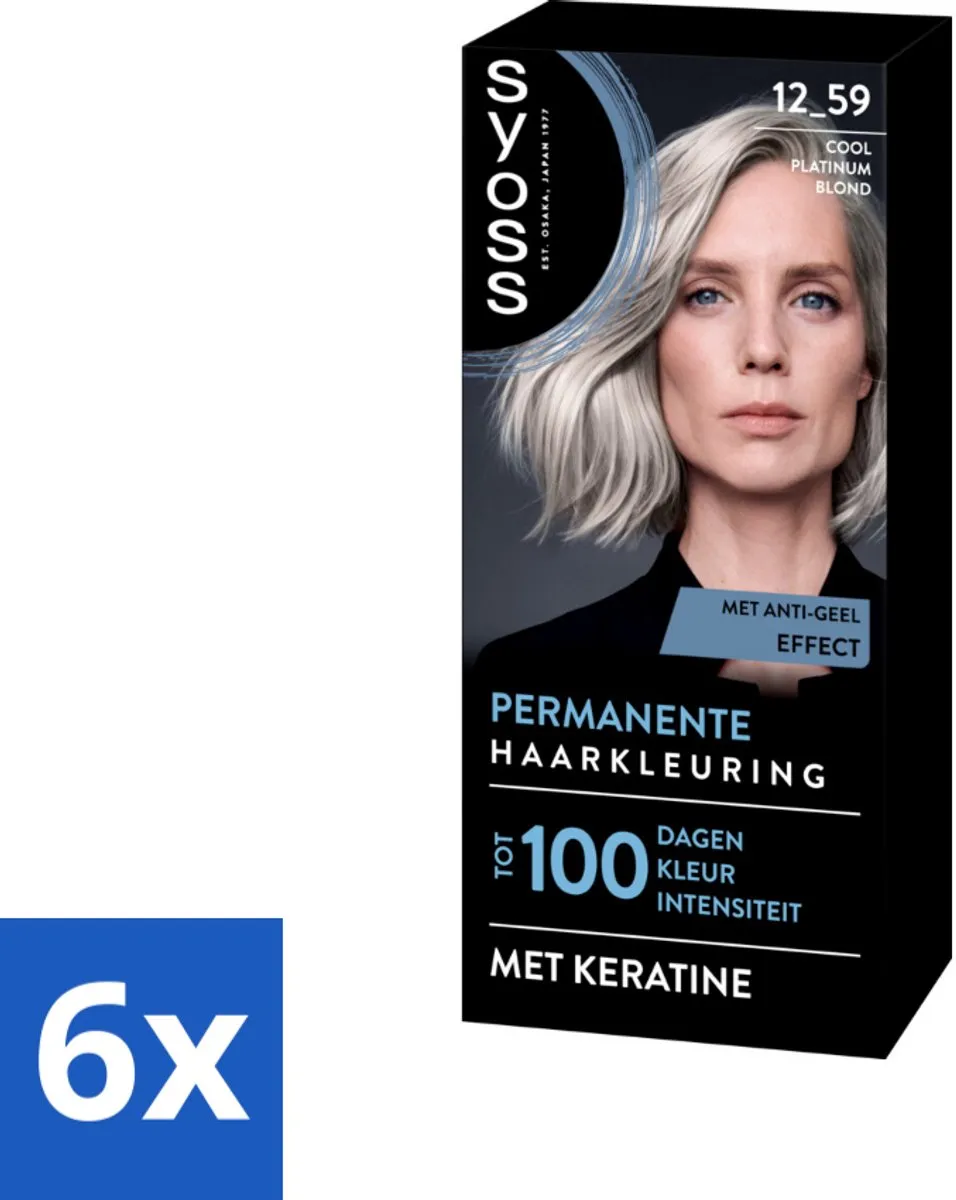SYOSS Coloration 12-59 Cool Platinum Blond Haarverf