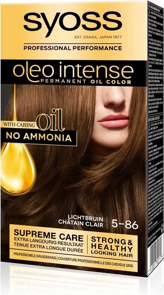 SYOSS Oleo Intense Haarverf 5-86 Lichtbruin - 2070ml (18x115ml)