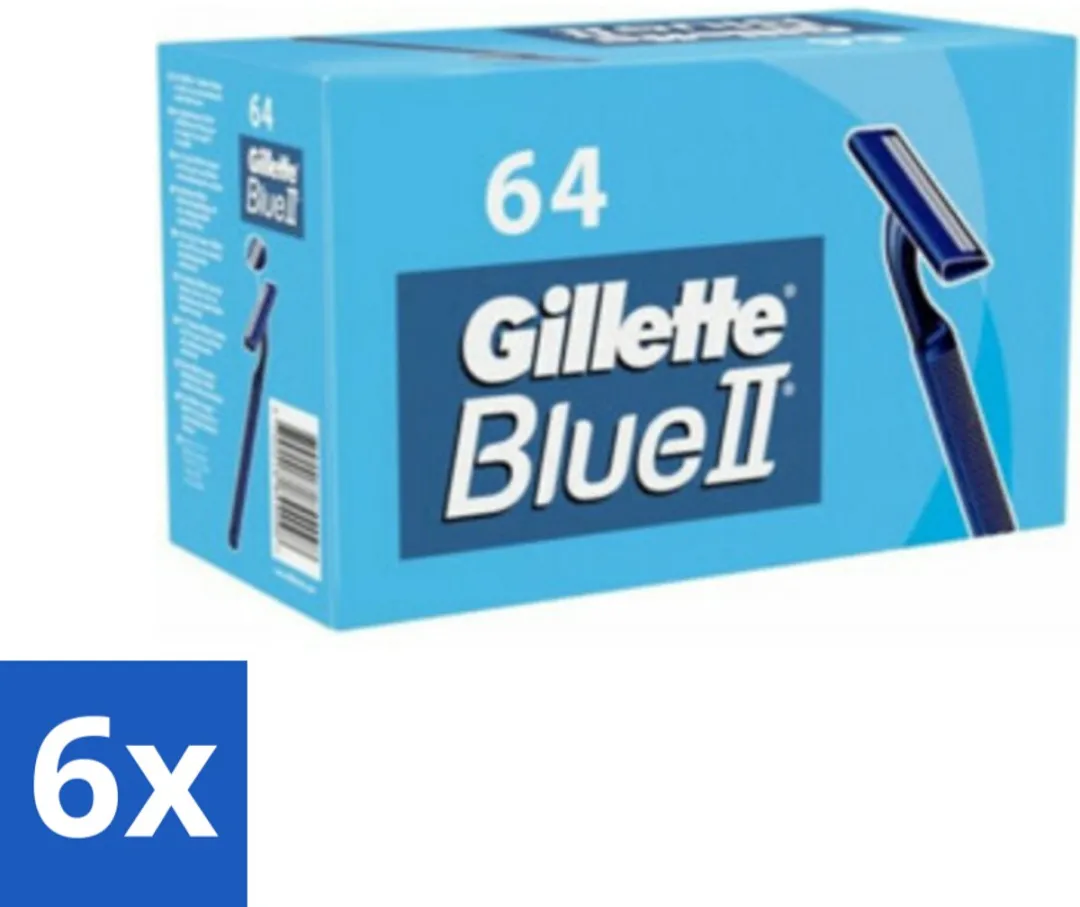 Gillette Blue II Wegwerpscheermesjes 64 Stuks