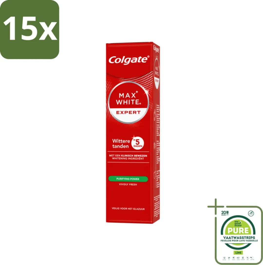Colgate Max White Expert Purifying Power Tandpasta 75ml