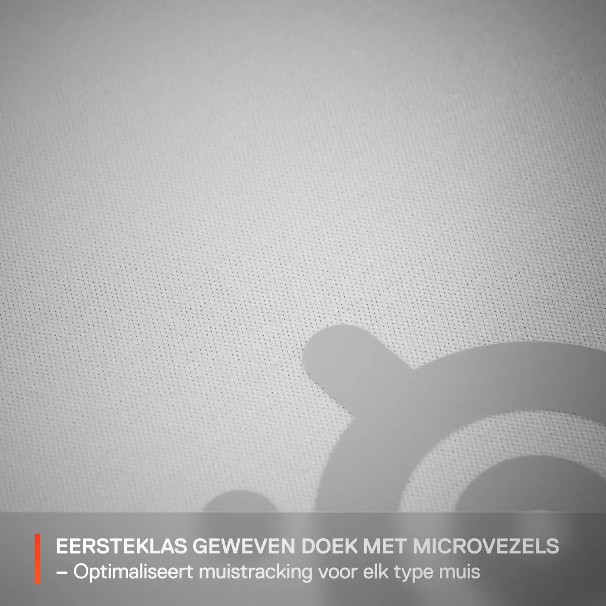 SteelSeries QcK Large Gaming Mousepad 490x420mm Wit - afbeelding 6 van 6