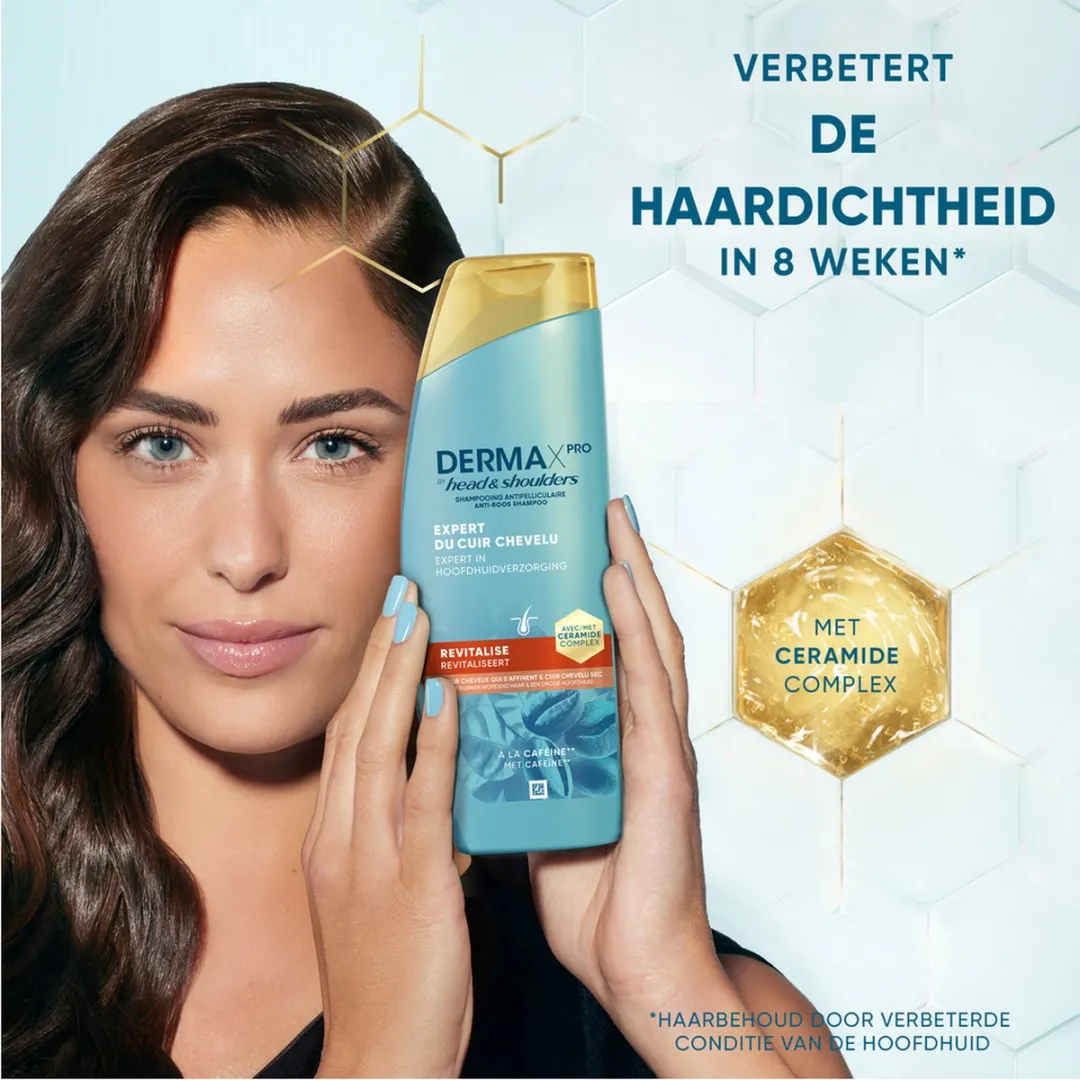 Head & Shoulders DermaXPro Anti-roos Shampoo Cafeïne - 6x250ml