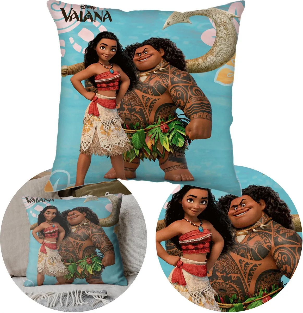 Disney Vaiana Sierkussen 40x40cm