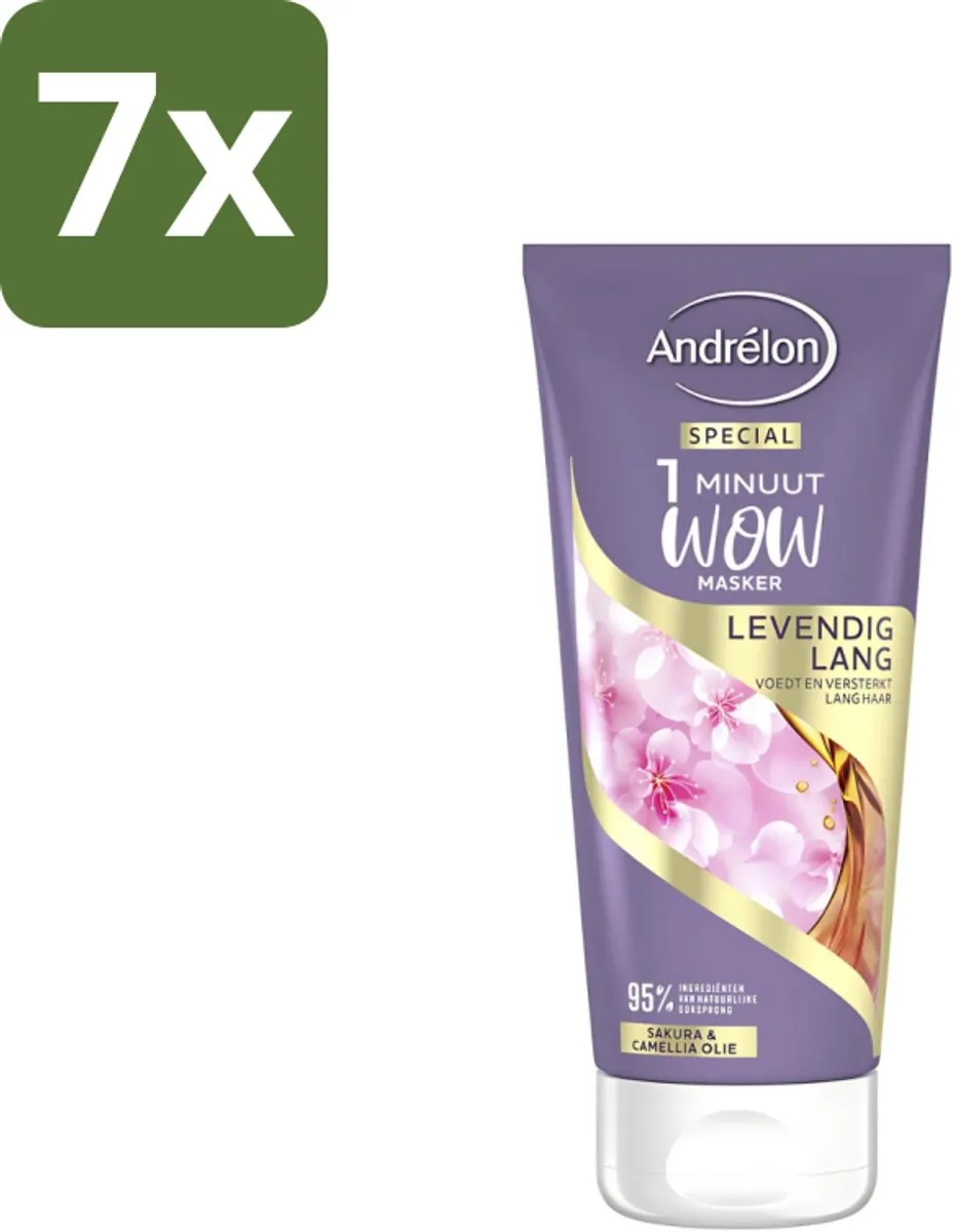 Andrélon 1 Minuut Wow Haarmasker Sakura & Camellia 180ml