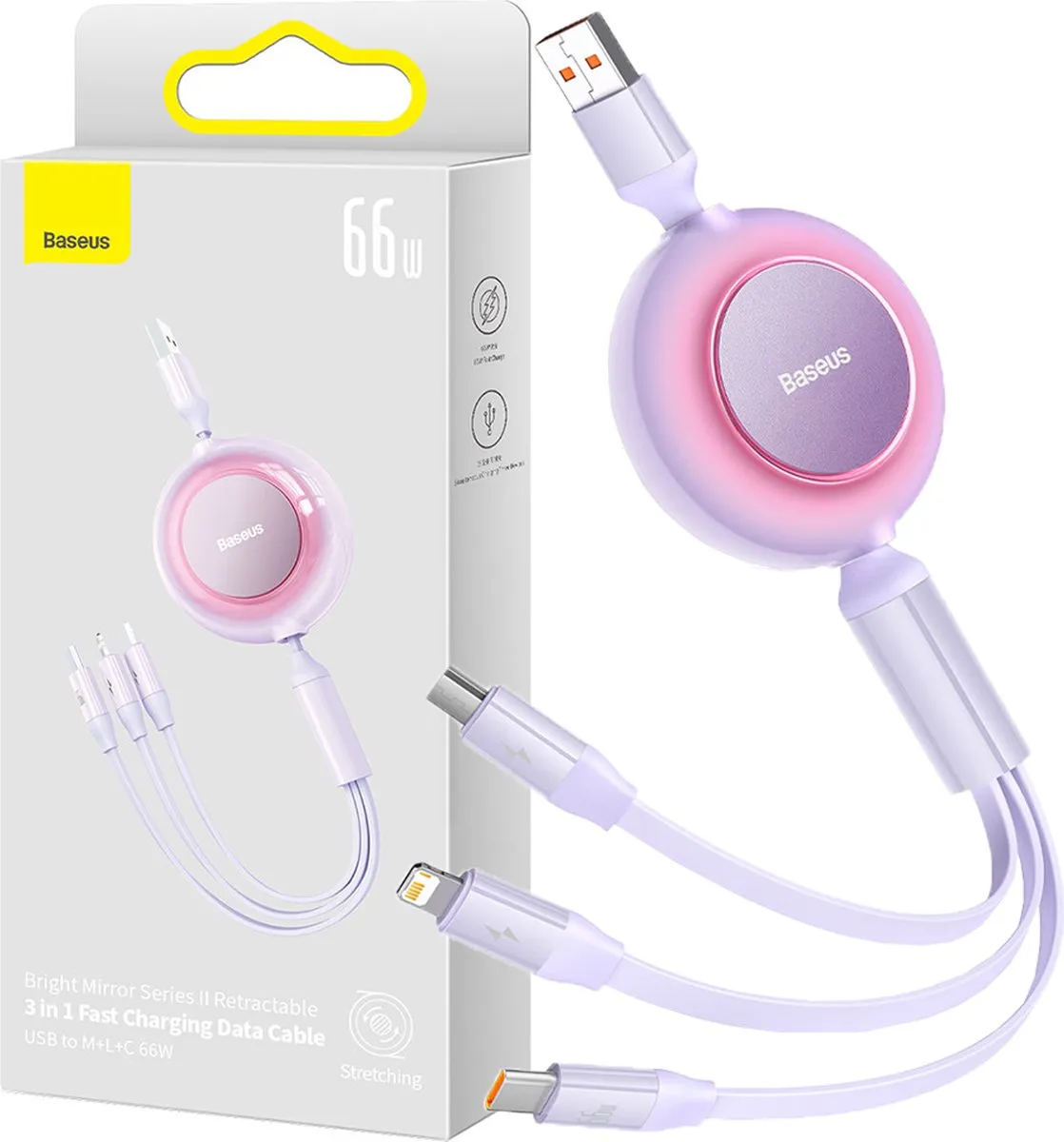 Baseus Bright Mirror 2 3-in-1 Kabel