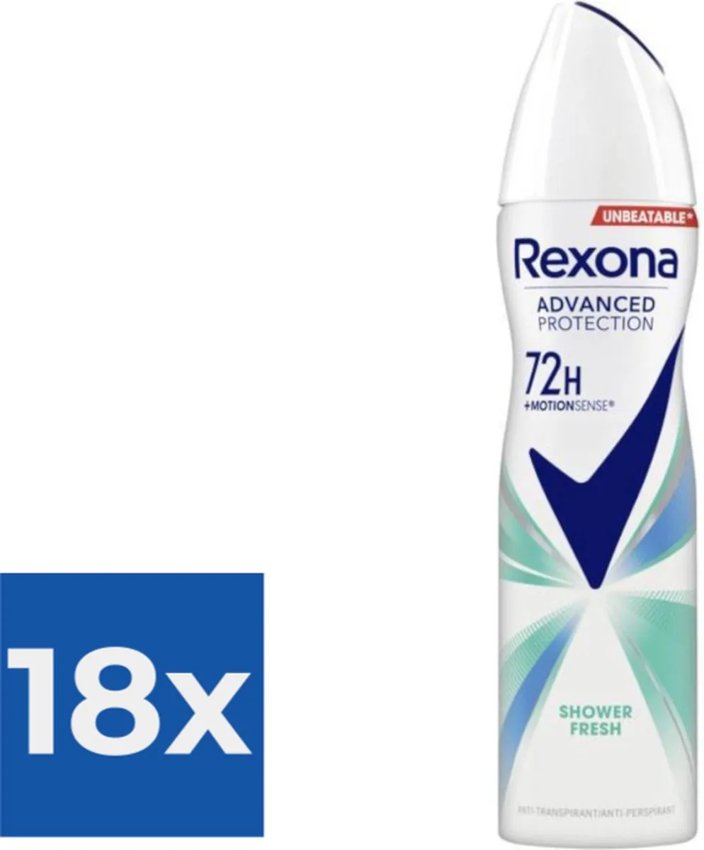 Rexona Deospray Shower Fresh 150ml - 18 Stuks