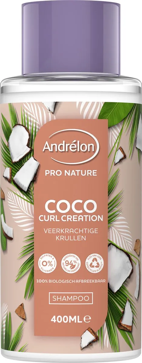 Andrélon Pro Nature Coco Curl Creation Shampoo 400ml