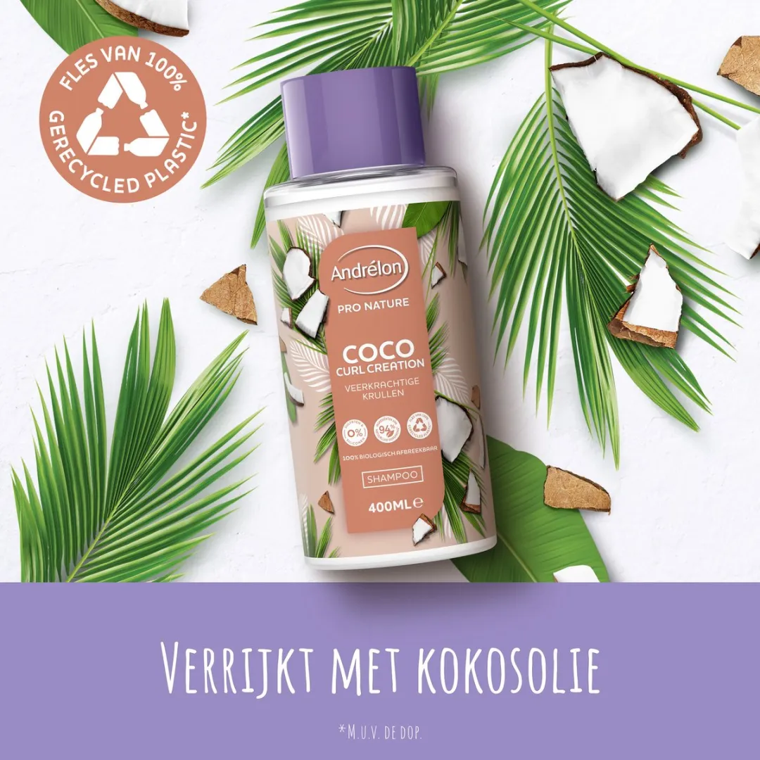 Andrélon Pro Nature Coco Curl Creation Shampoo 400ml