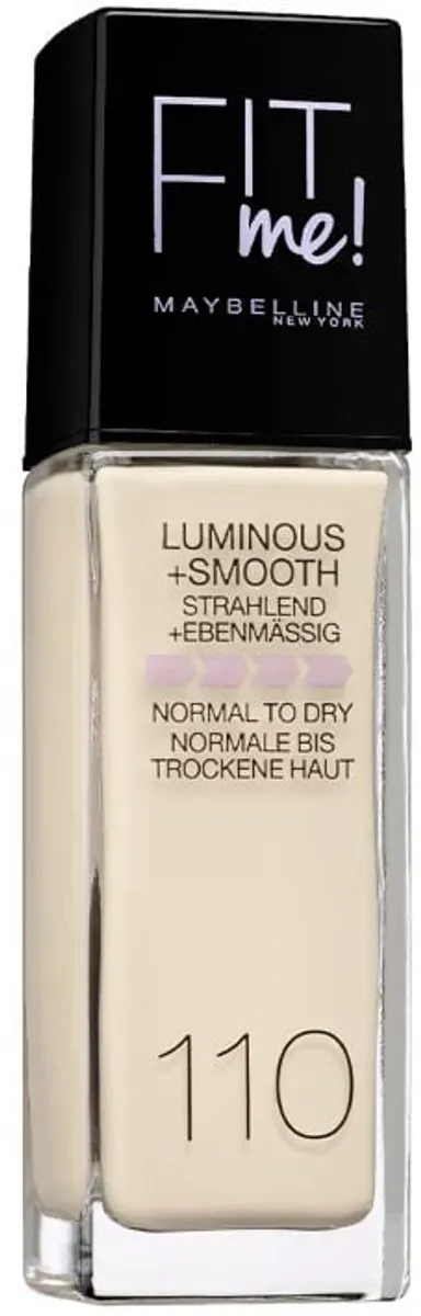 Maybelline Fit Me Luminous Foundation 110 Porcelain - 30ml