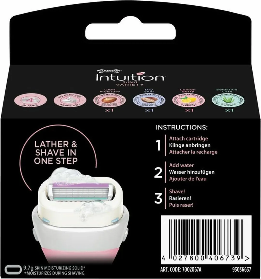 Wilkinson Sword Woman Scheermesjes Intuition - 40 Stuks