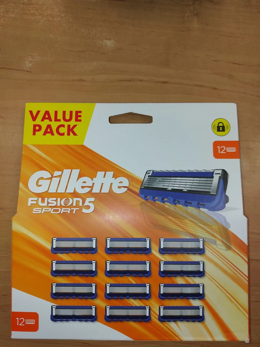 Gillette Fusion Sport Navulmesjes 12 Stuks