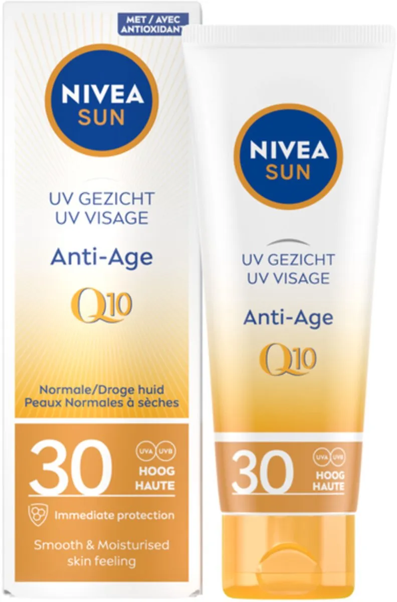 NIVEA SUN UV Anti-Age Q10 Gezicht Zonnecrème SPF 30 - 50ml