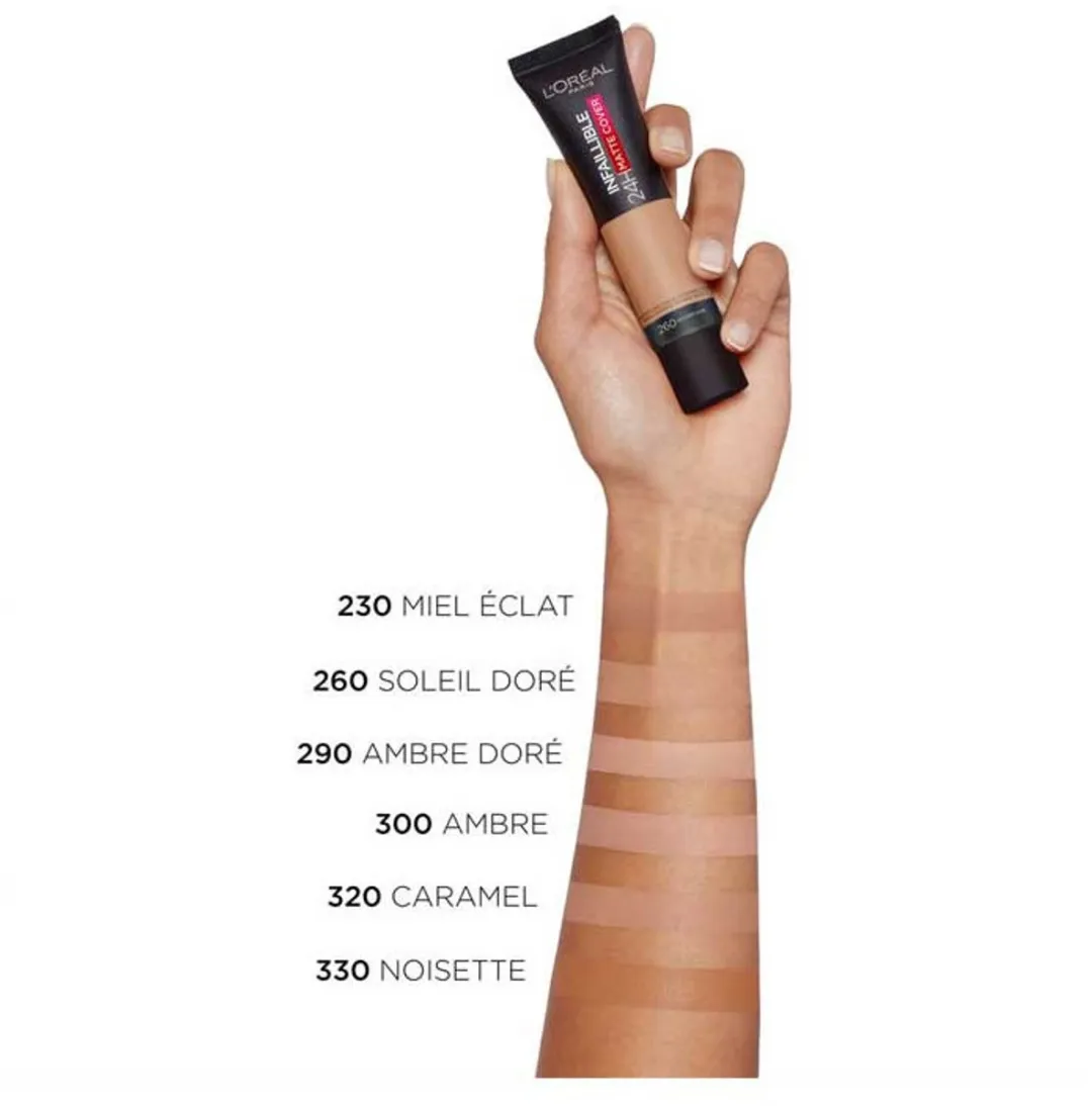 L'Oréal Paris Infaillible 24H Matte Cover 30ml - 330 Noisette