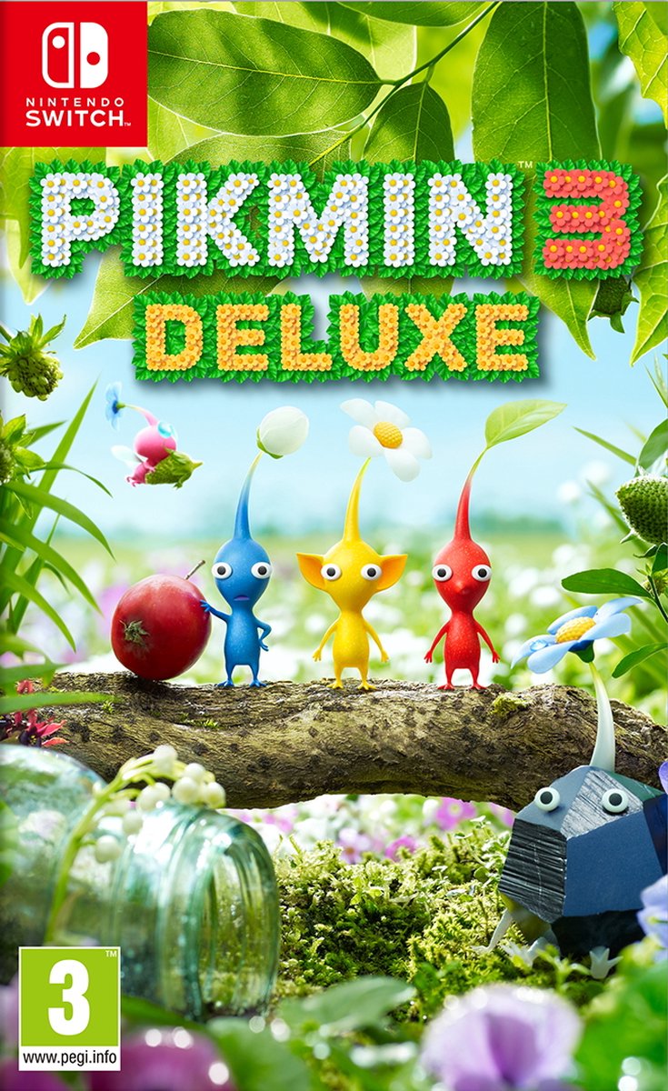 Pikmin 3 Deluxe - Switch - Engelstalige hoes