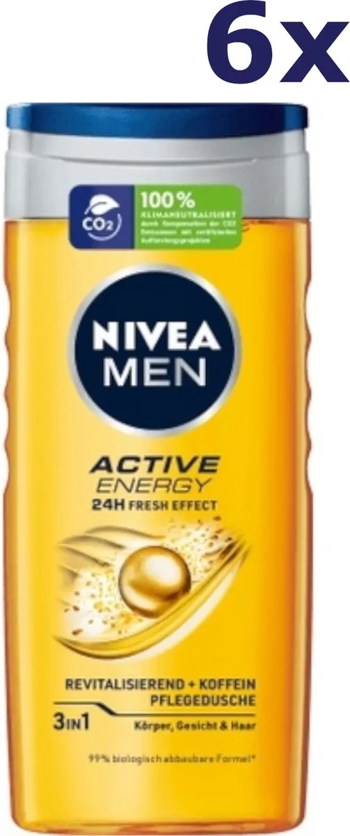 NIVEA Men Douchegel Active Energy 250ml
