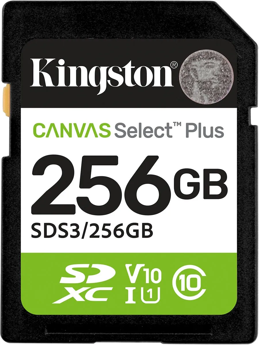Kingston Canvas Select Plus SDS3/256GB SDXC - 256GB