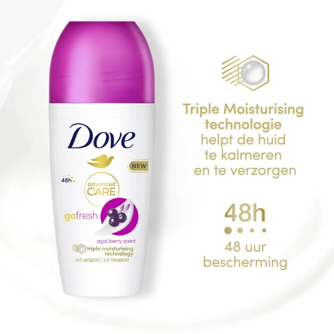 Dove Deodorant Roller Go Fresh Açai Berry 50ml