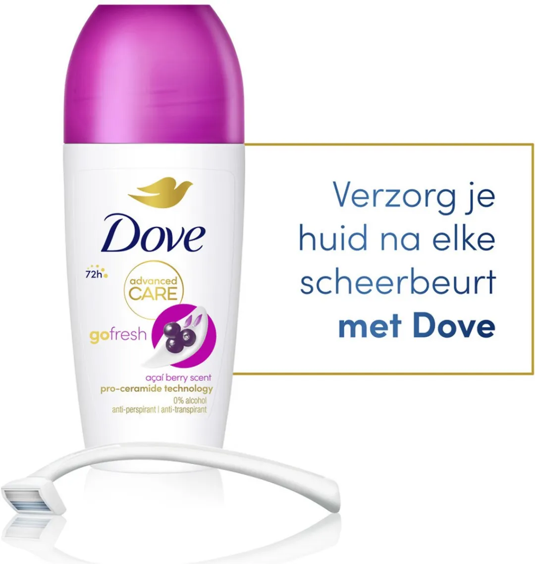 Dove Deodorant Roller Go Fresh Açai Berry 50ml