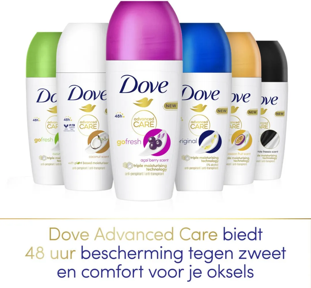 Dove Deodorant Roller Go Fresh Açai Berry 50ml - afbeelding 6 van 6