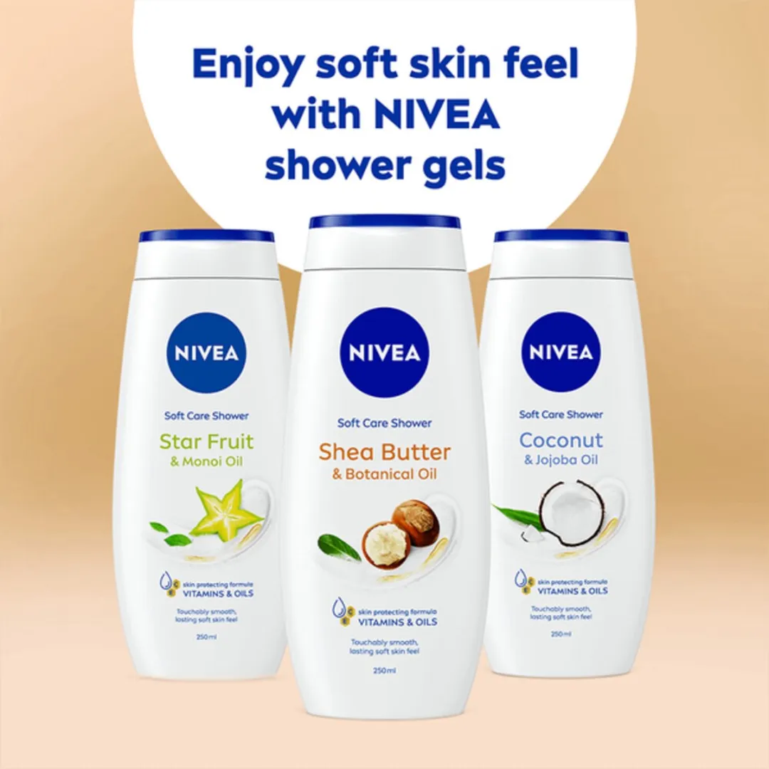 NIVEA Shea Butter Douchegel - 6x250ml