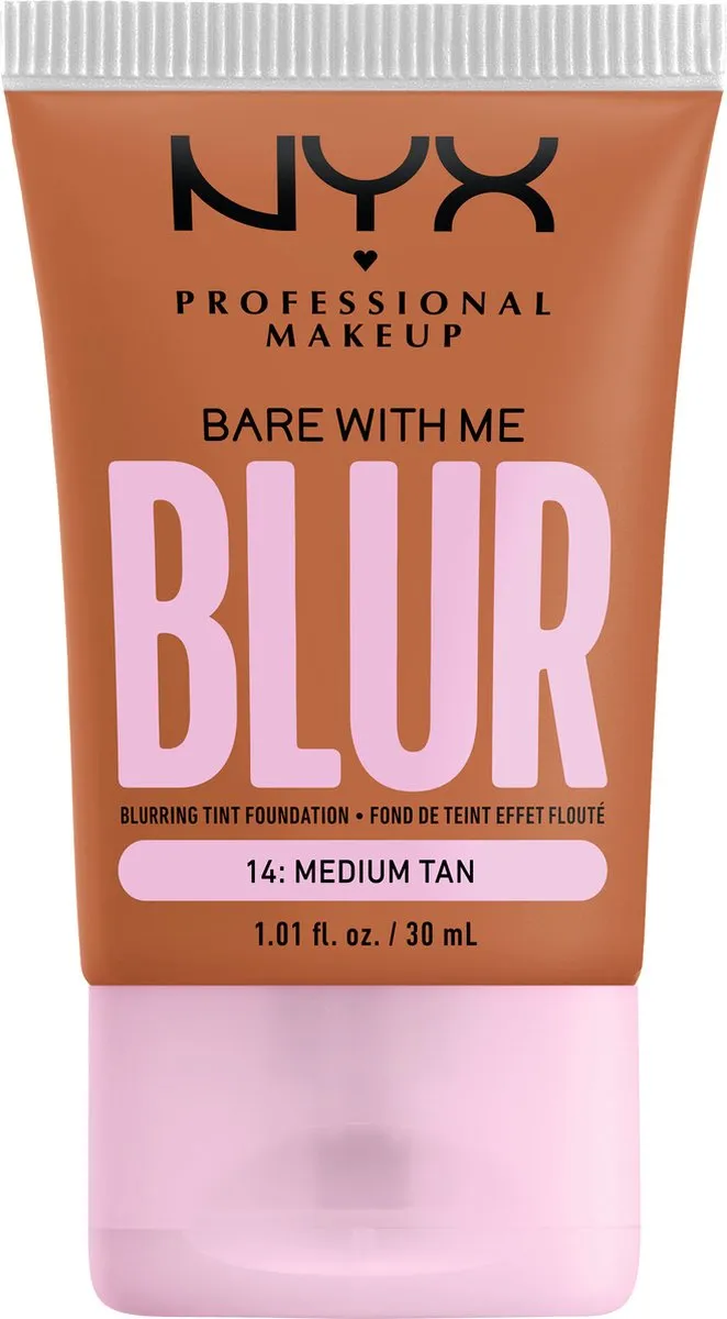 NYX Bare with Me Blur Medium Tan Foundation 110ml