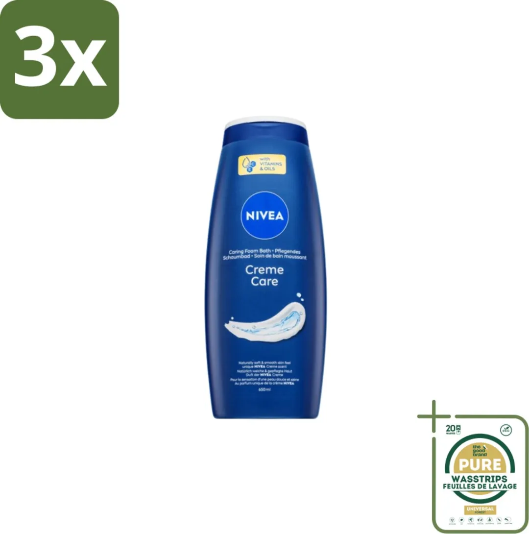 NIVEA Creme Care Douchegel 1950ml - 3 Stuks