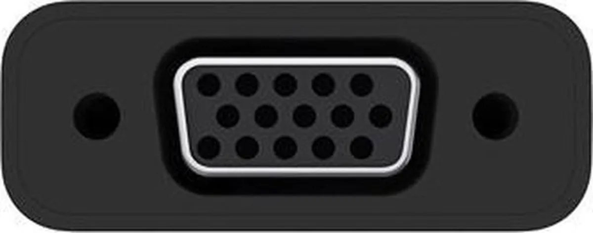 Belkin F2CU037BTBLK USB-C naar VGA-adapter - Zwart